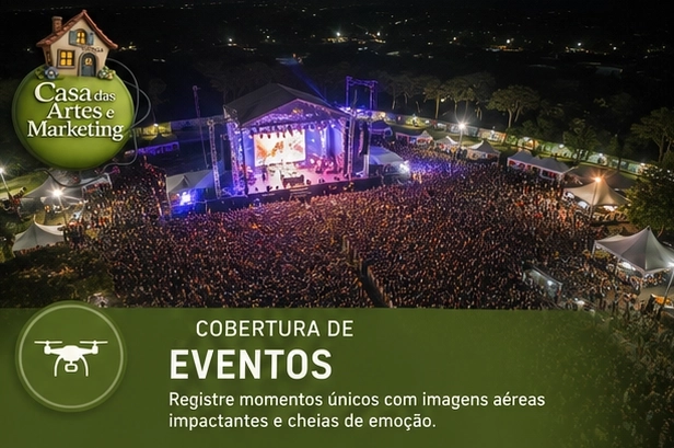 filmagens com drone - eventos